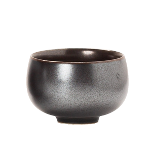 瓷八里 乌金黑釉 景德镇手工陶瓷茶具茶杯主人杯品茗杯私人定制