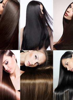 TP-96柔顺美发秀发护洗发水广告女性模特人物JPG高清图片设计素材