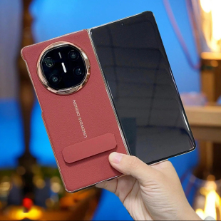 旋转支架适用华为 Mate X5皮纹秒变XT手机壳matex3折叠屏x3的mate x5典藏版x3肤感磨砂x3的mate x5保护套男女