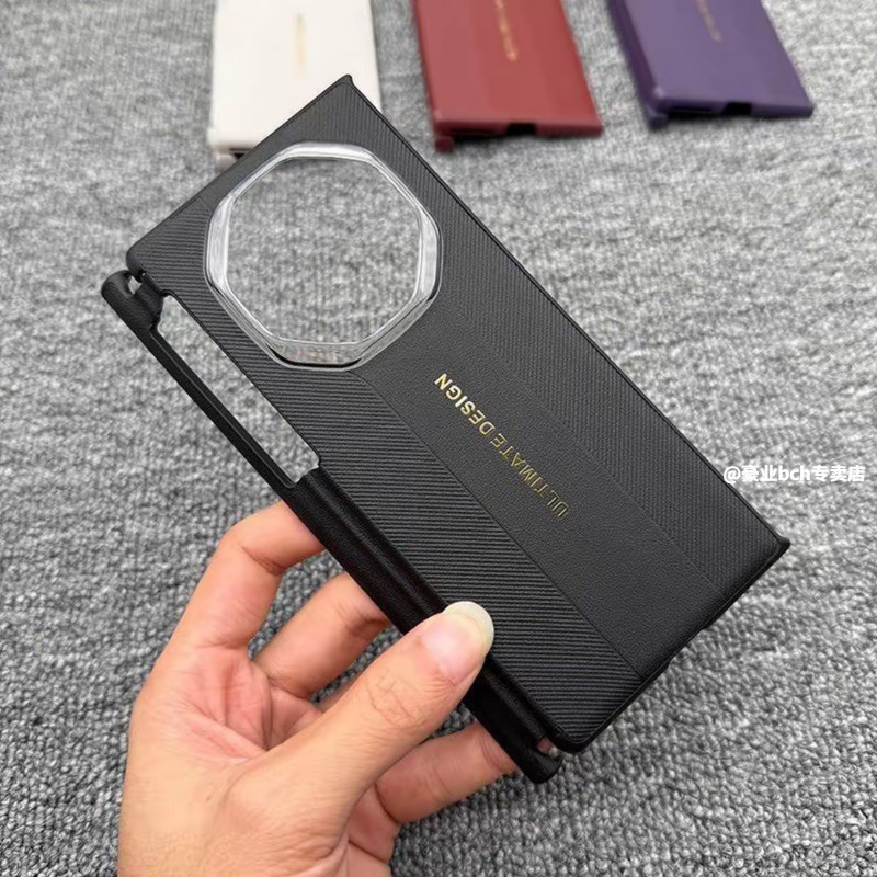 XTs非凡大师折叠压纹素皮全包壳图片