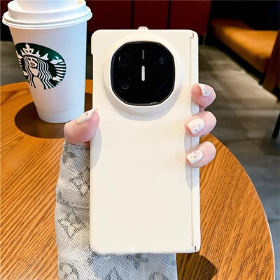 适用mateX6折叠屏磨砂肤感磁吸壳