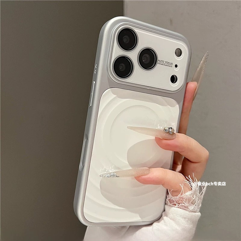 ins高级感秒变17波漾磁吸适用苹果17promax手机壳iphone16pro新款15男女14液态硅胶13情侣17pm全包防摔保护套