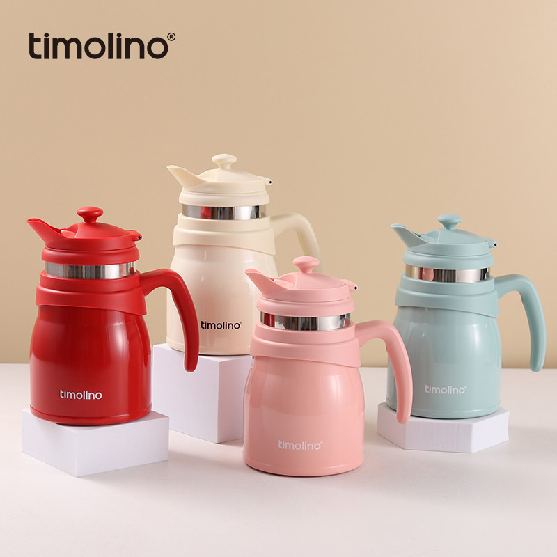 帝诺timolino保温杯茶壶泡茶家用带过滤内胆水壶不锈钢焖泡保温壶