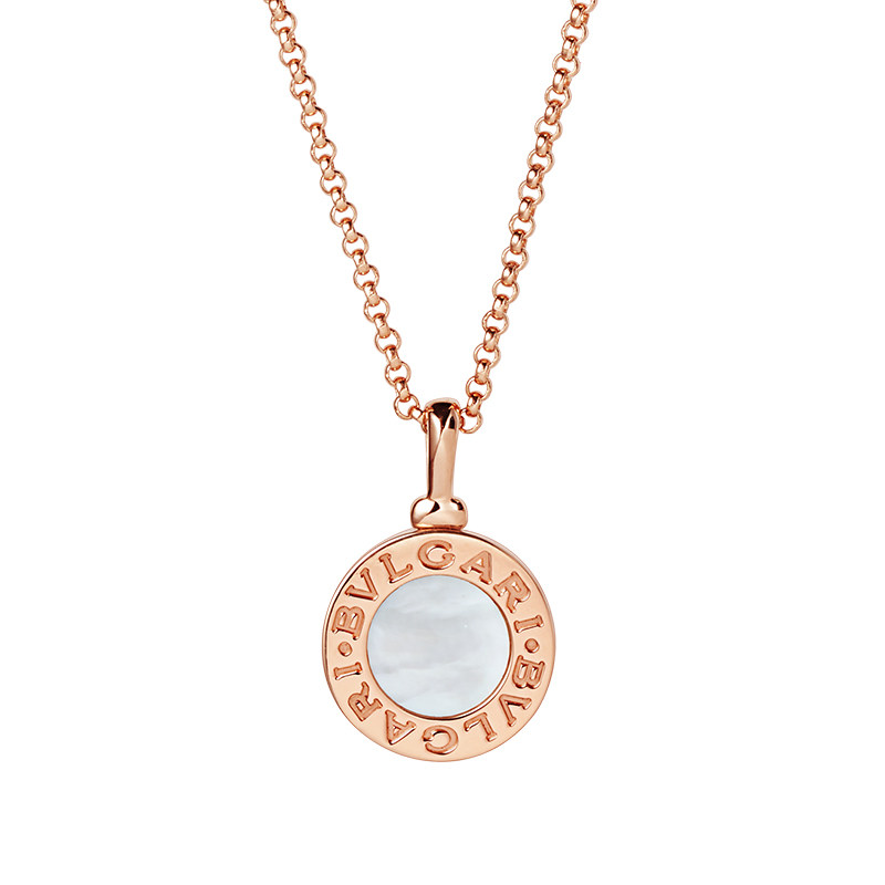 BVLGARI宝格丽 女士项链女锁骨链18k玫瑰金CL857198