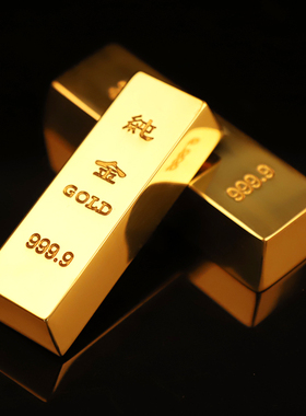 承典全铜金条装饰品摆件