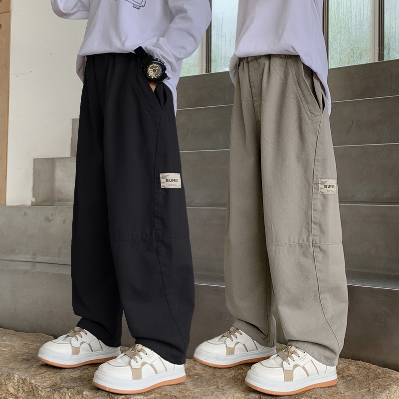 男童裤子春秋装儿童休闲裤2025新款中大童秋季长裤男孩宽松运动裤