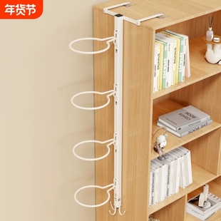 顶挂式球类收纳架篮球收纳架家用挂柜边分层免打孔足球排球放置架