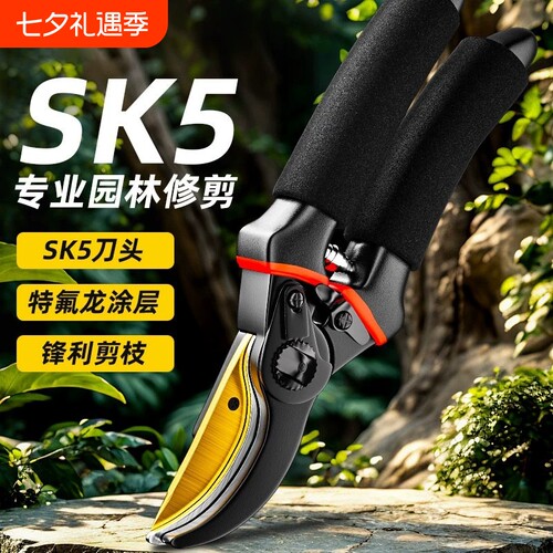新款剪枝园艺剪刀园林花艺修剪树