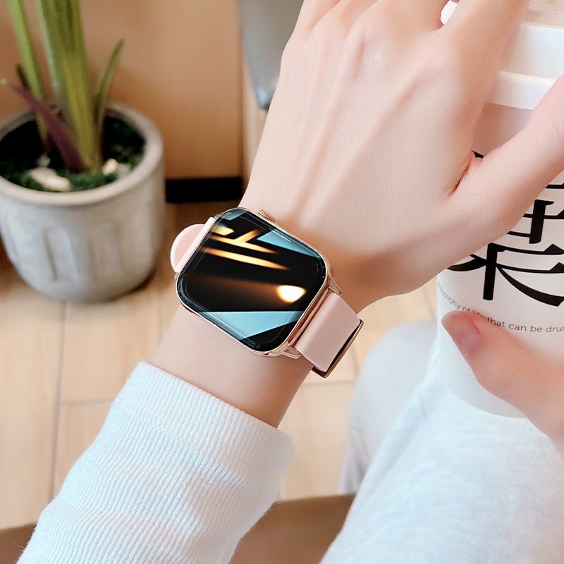 智能手表女士彩屏血压手环心率女性运动计步腕表睡眠监测多功能蓝牙连