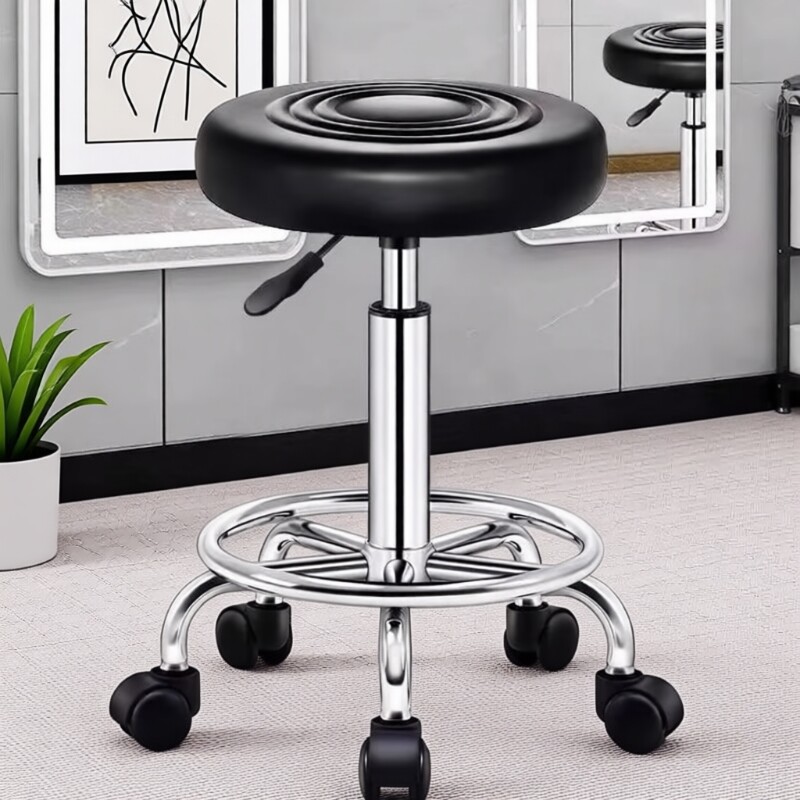 吧台椅凳子现代简约转椅美容院升降家用高脚凳靠背酒吧椅旋转圆凳