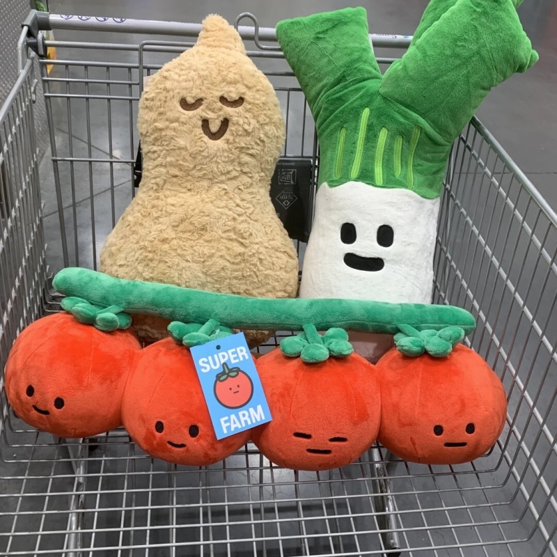 山姆大葱玩偶花生公仔番茄毛绒玩具西红柿大蒜抱枕创意女生礼物