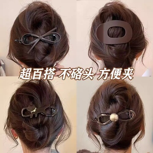 简约磨砂鸭嘴夹新款|超2万次加购