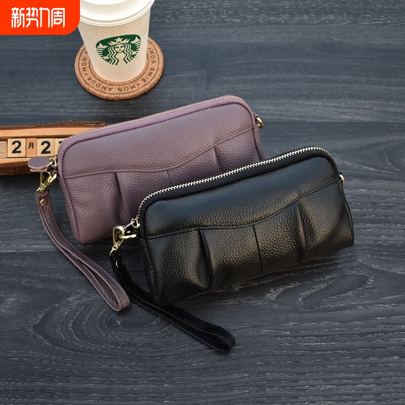 手拿包女小手包2026新款欧美大容量手抓包潮流时尚零钱收纳手机包