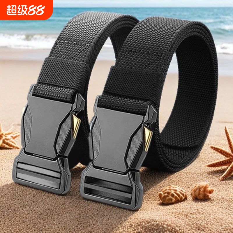帆布自动扣男腰带|超2000次加购