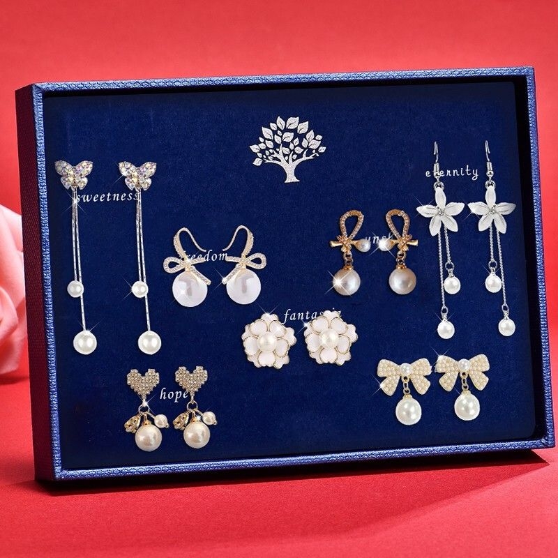 一周耳钉耳环礼盒实用礼物送女友