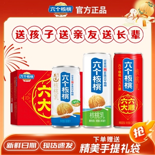 养元六个核桃整箱24罐礼盒装核桃乳植物蛋白饮料饮品过年送礼年货