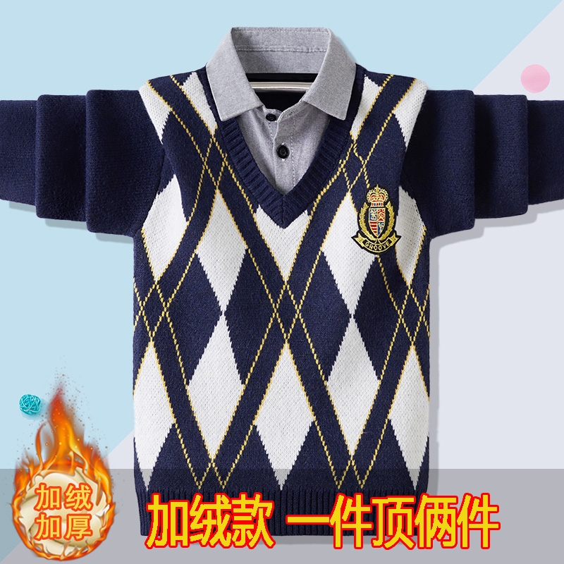 毛衣哆布哆男童潮范春秋冬