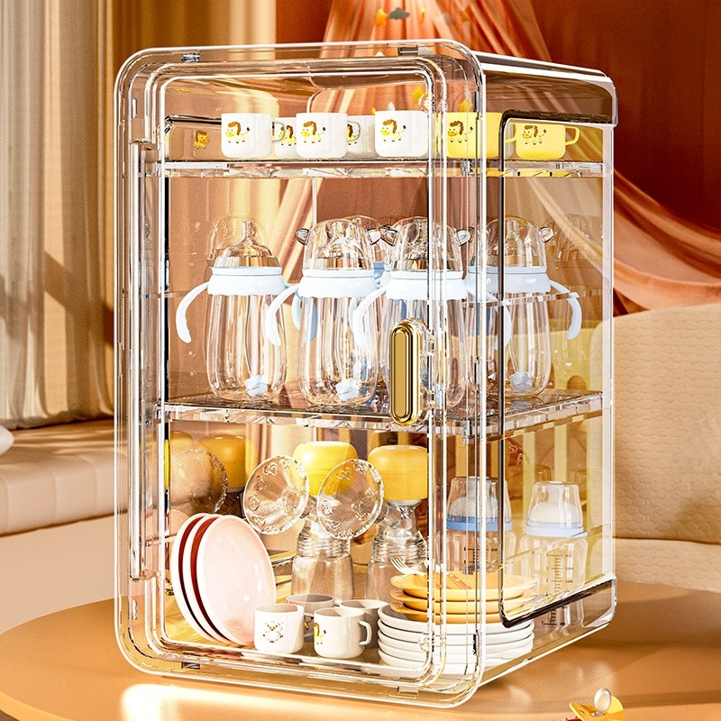 宝宝餐具收纳盒奶瓶收纳箱婴儿专用辅食工具收纳柜碗筷沥水架碗柜,收纳整理,整理架/置物架/收纳架,淘宝优惠券,粉丝福利购,淘宝优惠卷