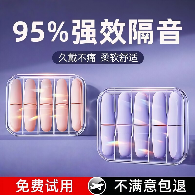 耳塞睡觉睡眠专用超级隔音专业防噪音学生宿舍学习神器静降噪耳罩