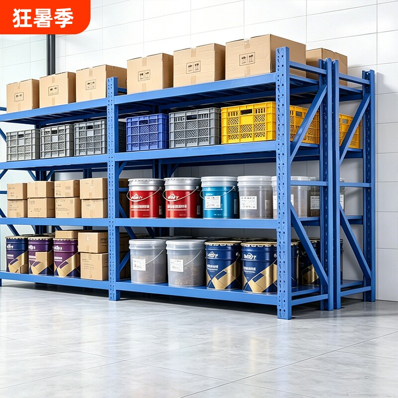 厂家直销超市家用加厚展示架移动多层货物架仓库多功能承重组装