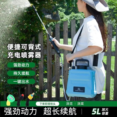 电动喷雾器农用小型浇水施肥喷壶消毒打药神器家用喷水浇花喷雾枪