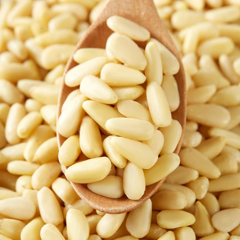 松子仁熟的原味东北松仁粒新货即食生野生马尾偃松长白山特产500g
