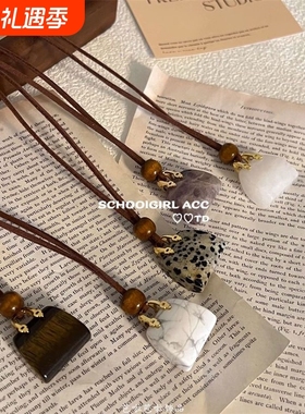 原创设计天然石项链|千人加购