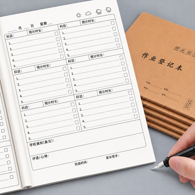 加厚作业登记本|超1000次加购图片