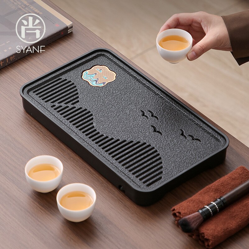 茶盘家用小型茶托盘干泡茶海茶台图片