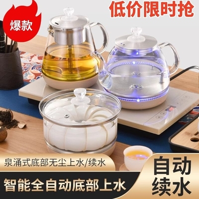 玻璃蓝光水壶金格仕一键蒸煮茶