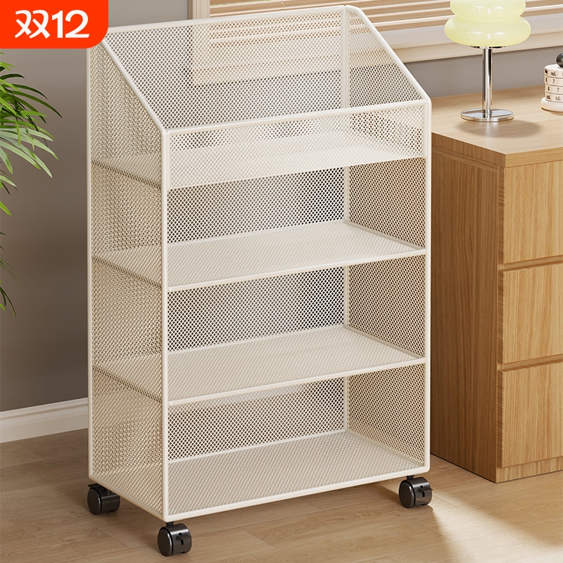 可移动书架学生桌下书包置物架