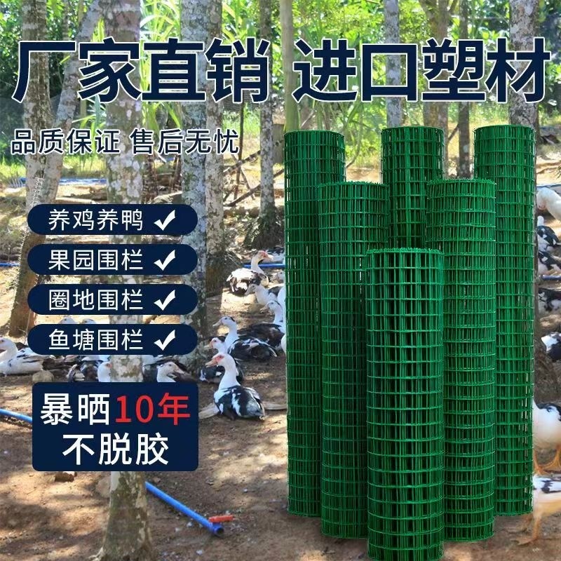 防锈铁丝网养鸡网防鼠网防猫网养殖防护网鱼塘围栏菜园圈地网庭院