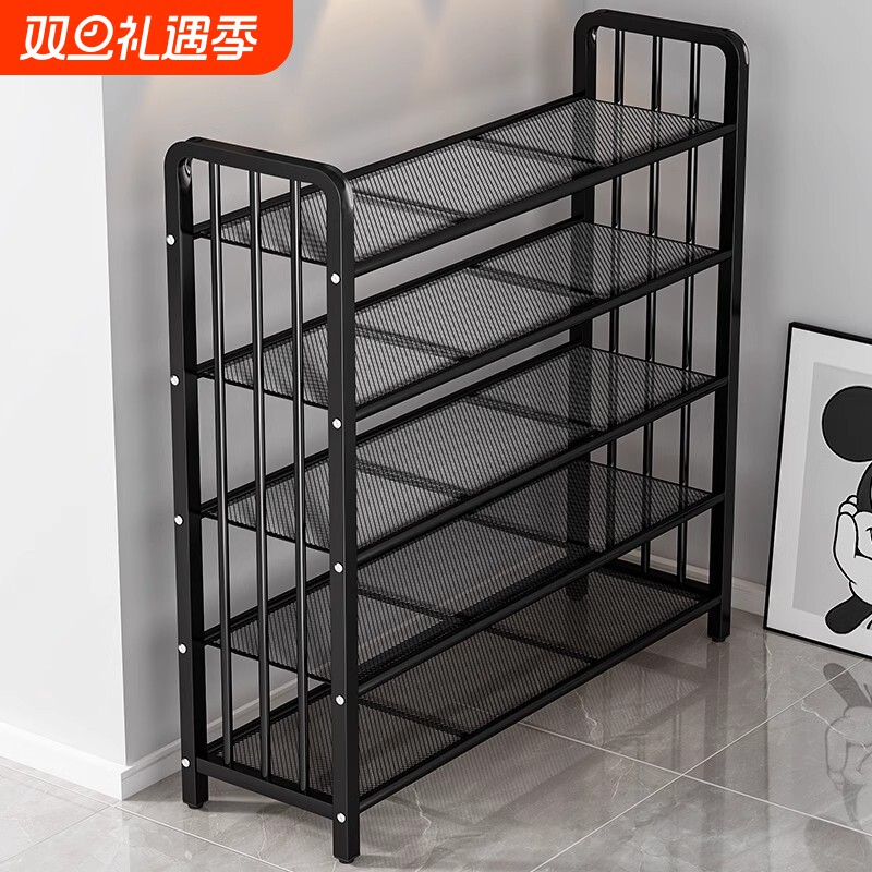 简易家用鞋架子门口多层防尘鞋柜宿舍室内鞋子收纳神器置物架阳台
