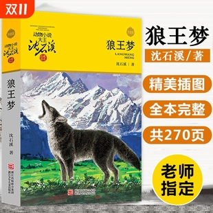 书目老师推 狼王梦正版 社三四五六年级小学生课外阅读书籍必读经典 沈石溪动物小说江少年儿童出版 荐寒假草房子城南旧事童年河 包邮