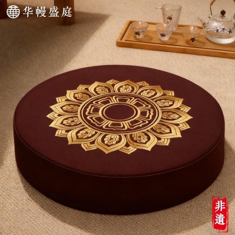 打坐禅修垫佛学院专用垫家用加厚磕头跪拜垫拜佛垫蒲团坐垫圆地垫,居家布艺,蒲团,淘宝优惠券,粉丝福利购,淘宝优惠卷