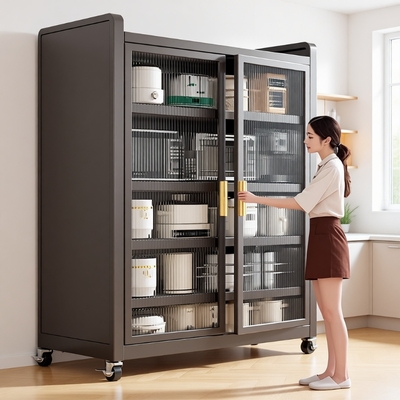 不锈钢厨房落地式多层置物架