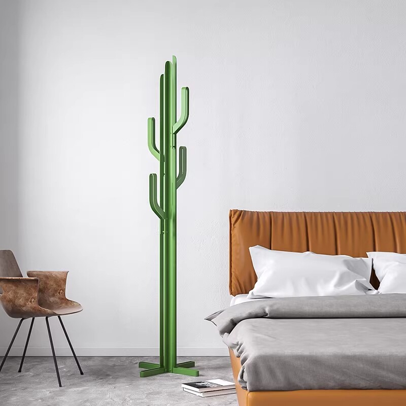 仙人掌落地式衣帽架客厅卧室挂衣架入户玄关衣架ins挂包架子简易