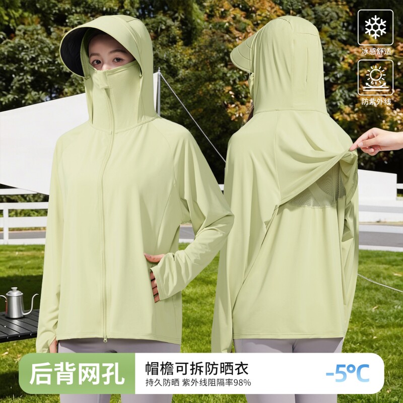 焦下焦防晒衣女款2026新款防紫外线冰丝女士防晒服薄款时尚宽松型图片