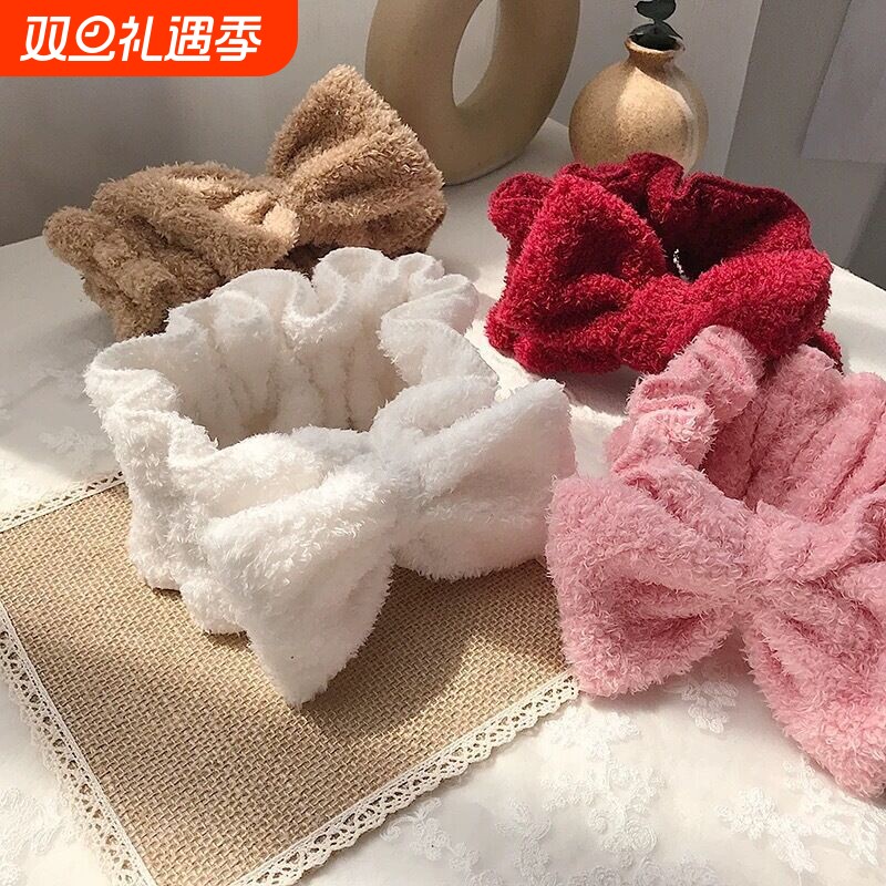 束发带女洗脸化妆敷面膜专用防滑头发箍发不2025年新款洗漱蝴蝶结
