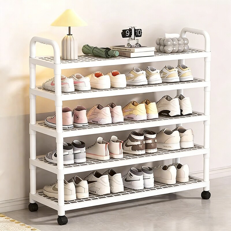 鞋架小型简易多层桌下鞋架子门口鞋柜出租房鞋子收纳架家用卧室