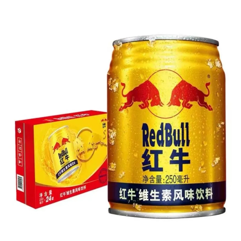红牛维生素风味饮料红牛250ml整箱24罐提神醒脑Red bull