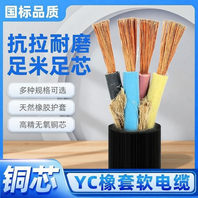 真国标纯铜234芯电缆线假一赔十