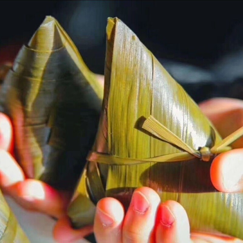 山西临县青塘村江米糯米蜜枣粽子甜粽老式手工大黄米红枣粽礼盒装