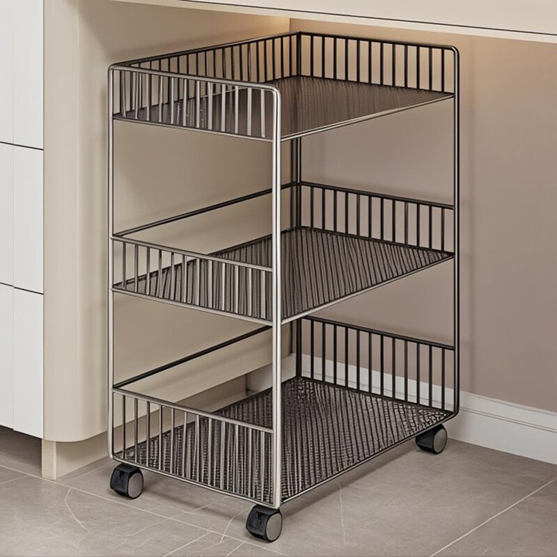 桌下置物架落地可移动书包架分层整理书架书桌旁书籍课本收纳神器