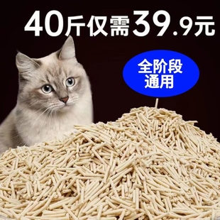 除臭无尘猫咪用品沙 20公斤豆腐40斤实惠装 混合猫砂豆腐砂猫砂 包邮