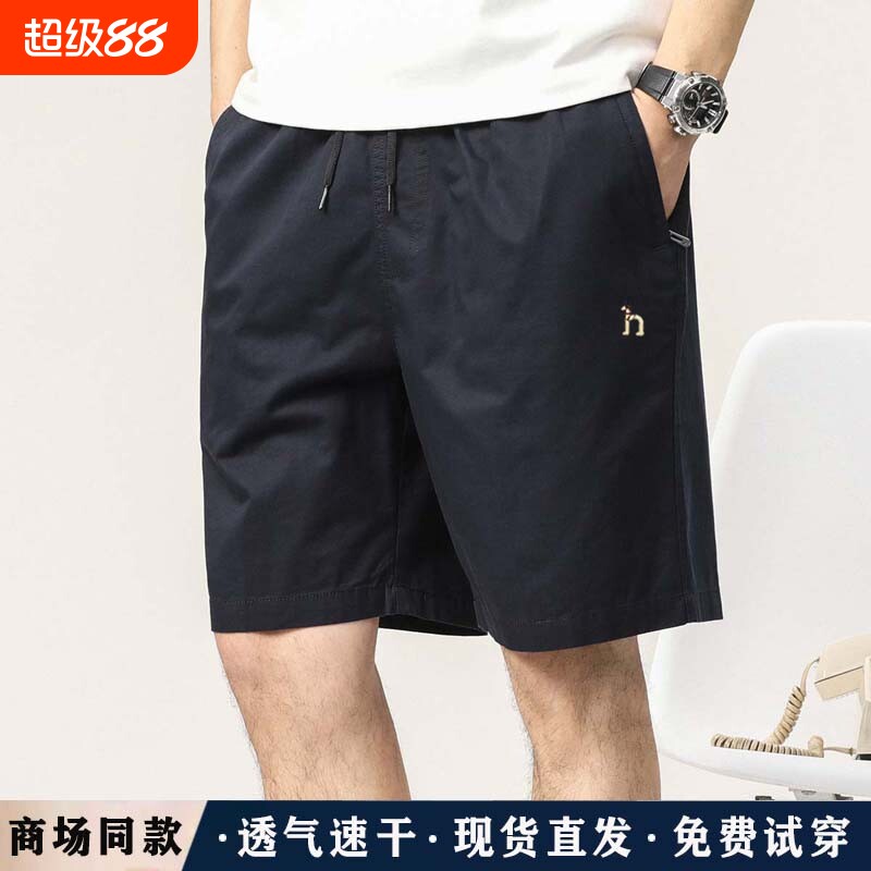 夏季男士短裤五分裤户外纯棉免烫图片