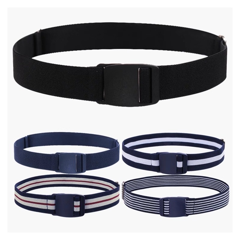 男女弹力腰带可调节松紧带塑料胶扣皮裤带配裙子加长羽绒服多功能