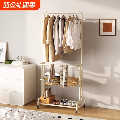 卧室落地挂衣架立式衣帽架