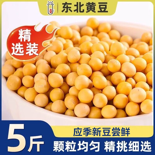 东北当季农家黄豆非转基因豆子