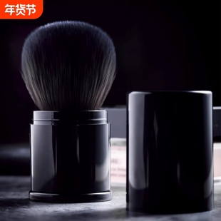 散粉刷羊毛便携收纳大号伸缩腮红刷粉饼刷动物毛化妆刷子旅行蓬松